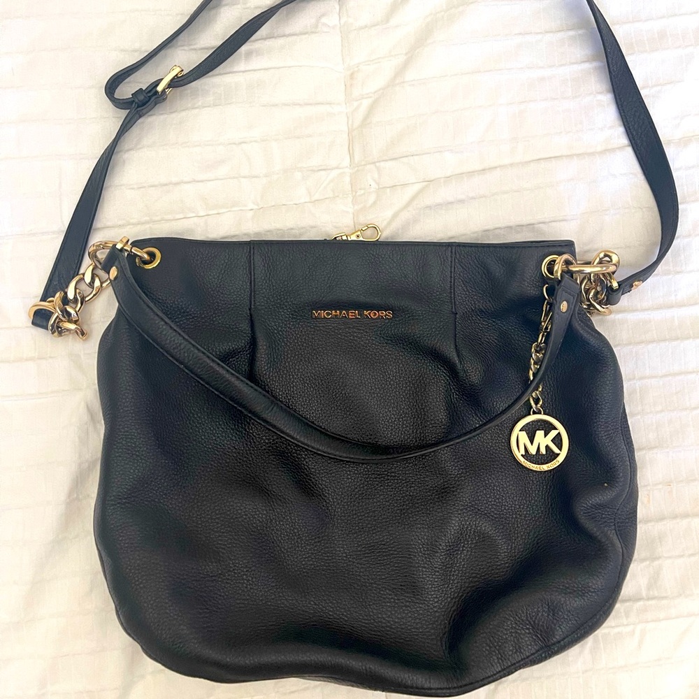 Black leather Michael Kors Bag